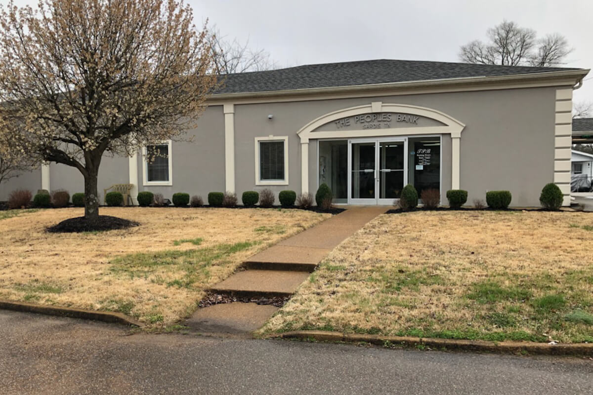 The Peoples Bank branch in Sardis